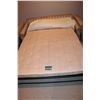Image 3 : 1982 Vintage Simmons Hide-a-Bed on Casters w/ Clean Full Mattress and Cover -68"W x 36"D x 25"H