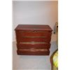 Image 1 : 4 Drawer Wooden Vintage Dresser - 42"W x 20"D x 36"H
