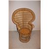 Image 2 : Large Wicker Chair with Cushions - 39 1/2" x 55"H x 29"D