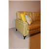 Image 2 : Vintage Sofa with Matching Chair - 91"L x 33"D x 30 1/2"W, 36"W x 36"D x 31 1/2"H