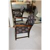 Image 4 : Vintage Wooden Chair - 25"W x 25 1/2"D x 32"H