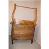 Image 4 : Krug Bros & Co, Canadian Made Antique Harp Back Wash Stand with Towel Rail- 32"W x 17 1/2"D x 47"H