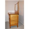 Image 6 : Krug Bros & Co, Canadian Made Antique Harp Back Wash Stand with Towel Rail- 32"W x 17 1/2"D x 47"H