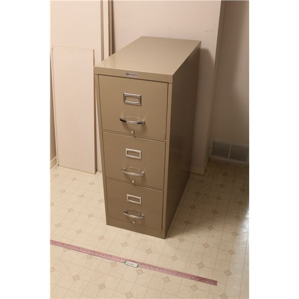 3 Drawer Commodore Filing Cabinet - 15 1/4"W x 27"D x 40 1/2"H