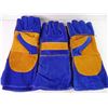 Image 2 : (3) Pairs of Leather Welding Gloves
