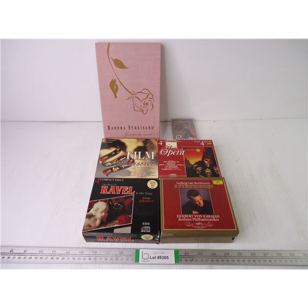 (5) Assorted CD Music Sets and Frank Sinatra Cassette (sealed)