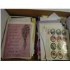 Image 7 : Large Flat of Assorted Greeting Cards, Some Christmas,(2) Ink Cartridges and Magazine File