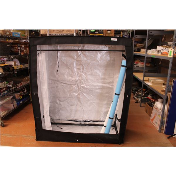 * Portable Photo Tent w/ LED Light Strips, White & Blue Background, Dimmer Switches 4' x 20.5" x 57"