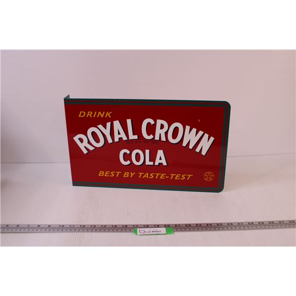 Royal Crown Cola Flanged Sign 17.5 x 10.5