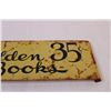 Image 2 : Tin Little Golden Books 35 Cent Sign - 15.5 x 5