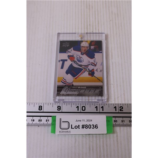 REPRINT Upper Deck Young Guns Connor McDavid Card 2015-2016
