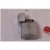 Image 3 : (3) Vintage Lighters - 1 is Zippo - and (5) Lighter Flint Packs- Not Full