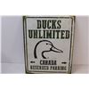 Image 2 : Ducks Unlimited Tin Sign - 16"x 12.5"