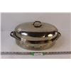 Image 1 : Stainless Steel Roaster w/Tray (21 Pound Capacity)