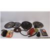 Image 1 : (17) Sawblades (Various Sizes), Jigsaw Blades, Flashlights, Misc.
