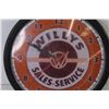 Image 2 : Plastic Willys Sales-Service Clock (plastic face in hazed - running)