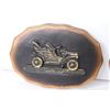 Image 2 : (2) Pottery Type Vintage Car Wall Hangers