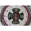 Image 2 : Plastic Fire Dept. Clock (not running - has scratches)