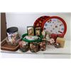 Image 1 : Assortment of Tins - Candle - Christmas Items - Avon Ornament