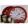 Image 2 : Assortment of Tins - Candle - Christmas Items - Avon Ornament