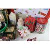 Image 4 : Assortment of Tins - Candle - Christmas Items - Avon Ornament