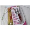 Image 8 : Wooden Lazy Susan - Stickers - Assorted Bandages - Plastic Plate - Misc. Items