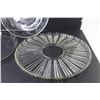 Image 2 : (2) Large Glass Plates - Glass Bowl