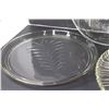 Image 3 : (2) Large Glass Plates - Glass Bowl