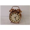 Image 3 : Vintage Prim Copper Alarm Clock (not working)