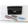 Image 1 : Clutch Purse - (2) Hair Brushes