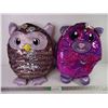 Image 1 : Shimmeez Large Size Cristy Cat and Leo Owl