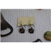 Image 6 : Assorted Pins, Cadillac Earrings, Snoopy Watch, Misc.