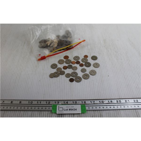 Bag of Assorted Foreign Coins