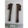 Image 1 : (2) 18" Pipe Wrenches