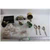 Image 1 : Assorted Keys, (3) Spoons, Misc.