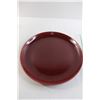 Image 2 : Red Plate, Christmas Serving Tray, Vase
