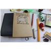 Image 2 : Rubber Ducky Bath Spout, (2) Books, Assorted Trinkets