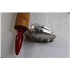 Image 2 : Rolling Pin, Red Vase, Misc.