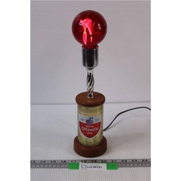 O'Keefe Ale Display Light - 14" Tall - Works