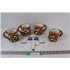 Image 1 : (4) Apple Mugs, (4|) Princess Diana Marriage Matches, Necklace