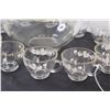 Image 4 : Glass Punch Bowl Set w/12 Glasses (No Spoon)