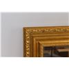 Image 2 : Gold Painted Wood Wall Mirror - 17.5"x15"