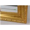 Image 3 : Gold Painted Wood Wall Mirror - 17.5"x15"