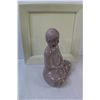 Image 2 : Meditating Buddha Statue (13"Tall), Square Decorative Plate (17.5")