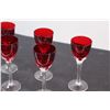 Image 3 : (7) Colored Glass Liqueur Glasses (5.5"Tall)
