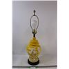 Image 1 : Yellow End Table Lamp - 29.5" Tall -Untested - No Shade