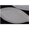 Image 2 : (3) White Ceramic Serving Plates - Various Sizes