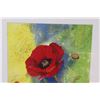 Image 2 : Poppy Watercolor Print in Frame - 20"x24"