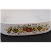 Image 4 : (2) Vintage Corningware Dishes w/Glass Lids - 9 3/4" & 8" (Small Glass Lid has Chip as Pictured)