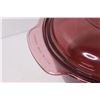 Image 2 : Corning Vision Ruby Glass Dish - 3.5L w/Lid